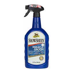 Showsheen Miracle Groom Bath In A Bottle for Livestock  Absorbine